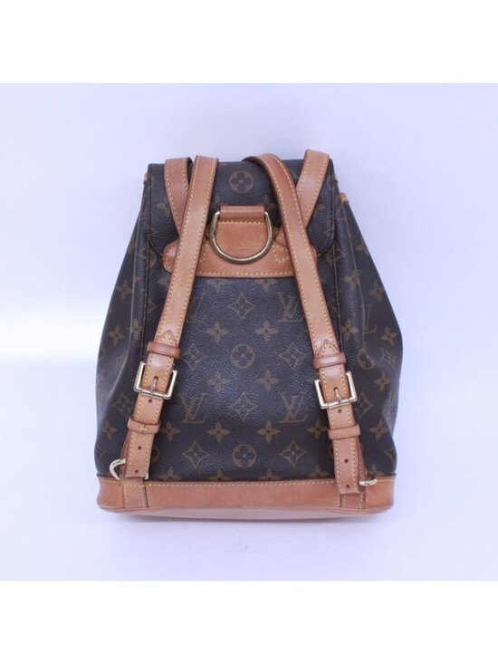 Louis Vuitton Montsouris MM Monogram Leather Brown Backpack main image 4
